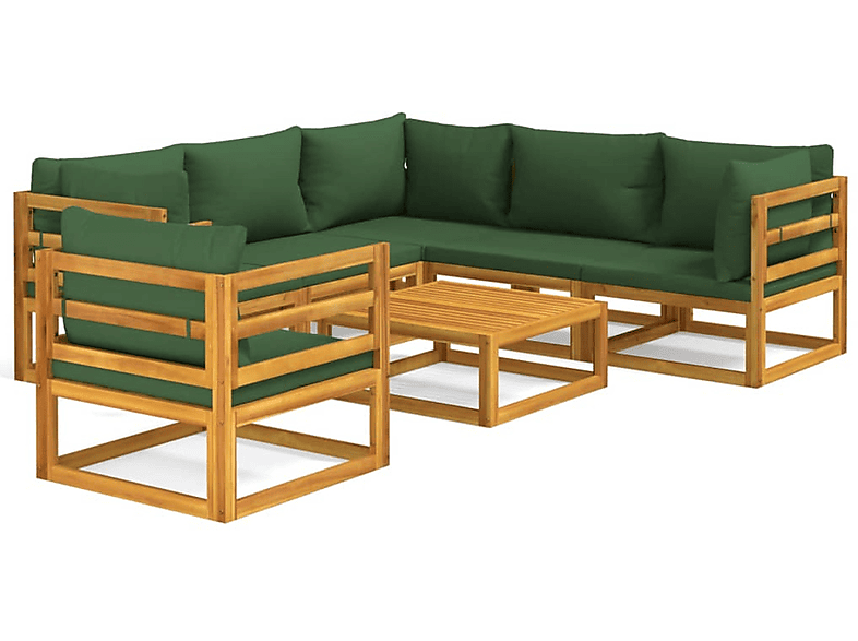 Gartentisch- Stuhlset, und 3155320 VIDAXL Grün