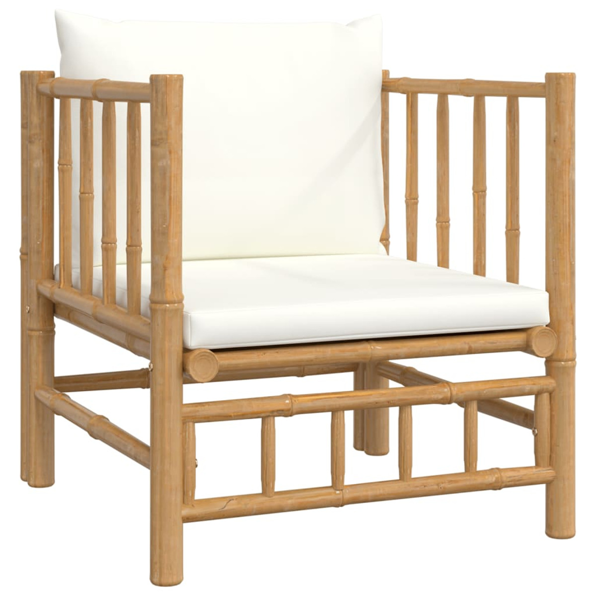Weiß Gartentisch- Stuhlset, VIDAXL 3155190 und