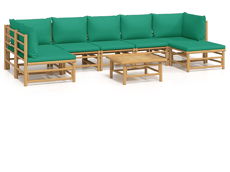 VIDAXL 3155174 Gartentisch- Stuhlset, Grün und