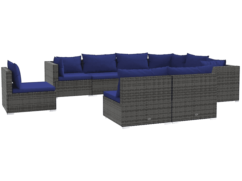 VIDAXL 3102582 Stuhlset, Gartentisch- und Grau