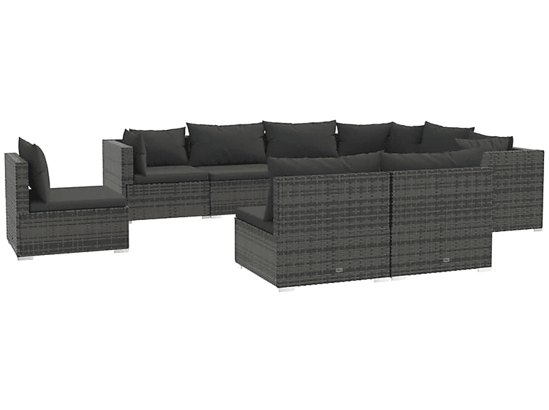 VIDAXL Stuhlset, Grau 3102581 Gartentisch- und