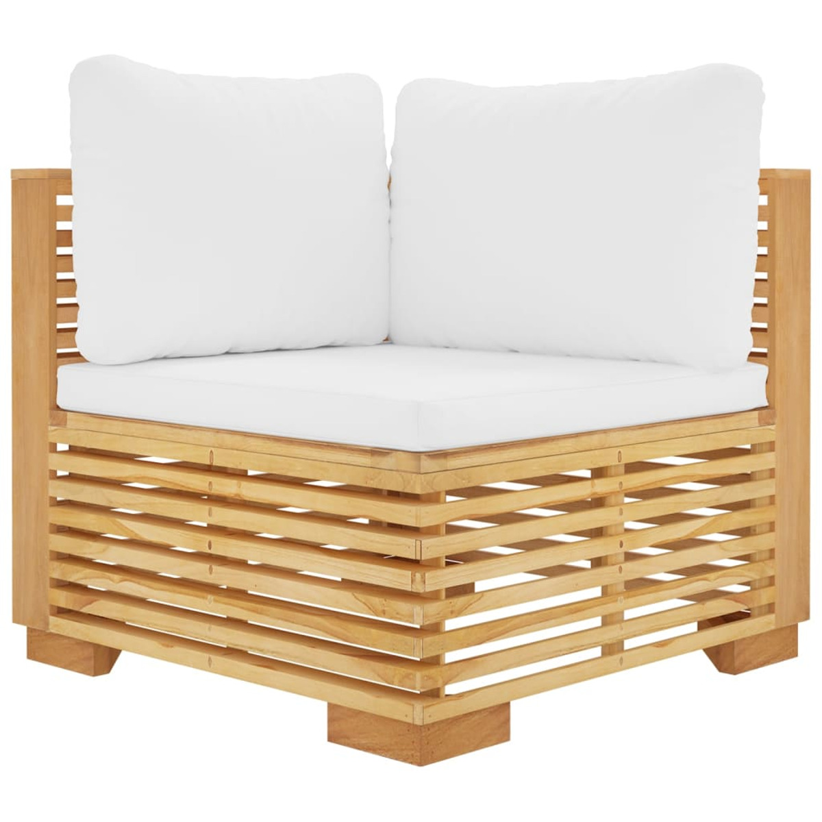 und Gartentisch- Stuhlset, VIDAXL 3100899 Weiß