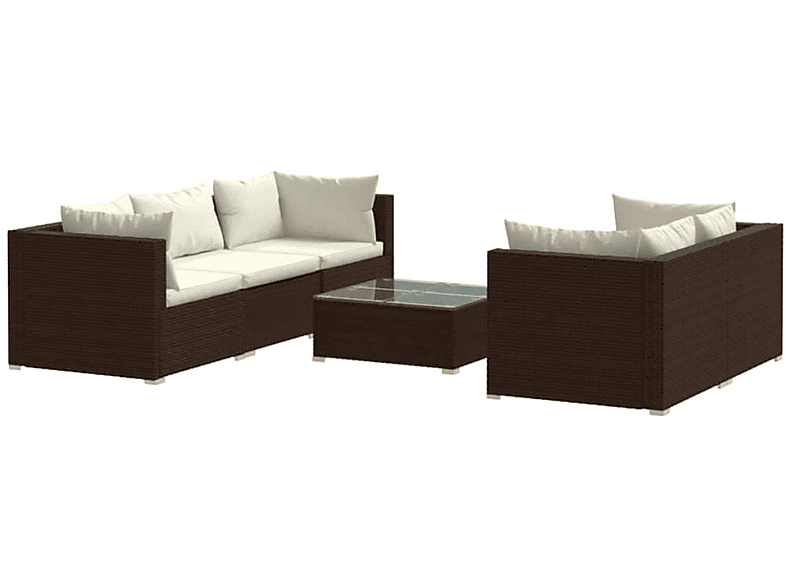 VIDAXL 3101490 Stuhlset, Gartentisch- und Braun