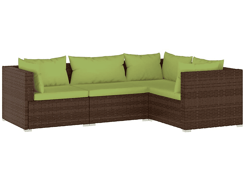 VIDAXL 3101676 Gartentisch- und Stuhlset, Braun | Gartenmöbel Sets