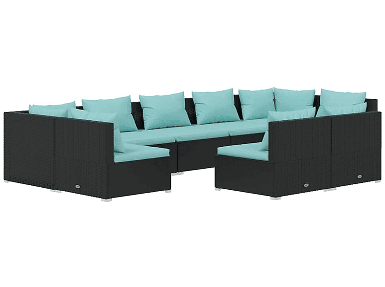 Schwarz Stuhlset, und VIDAXL Gartentisch- 3102025