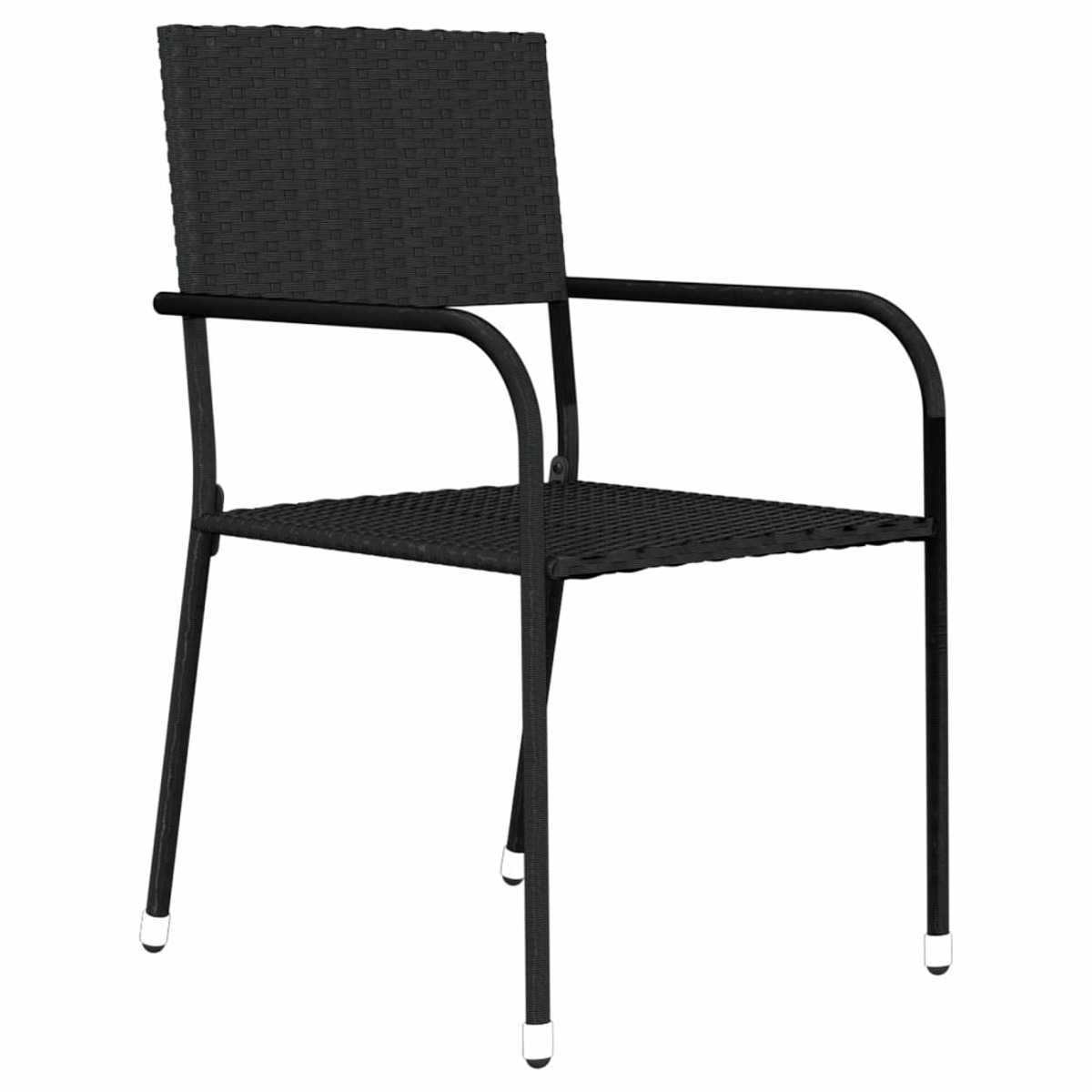 Schwarz Stuhlset, VIDAXL und 3099582 Gartentisch-