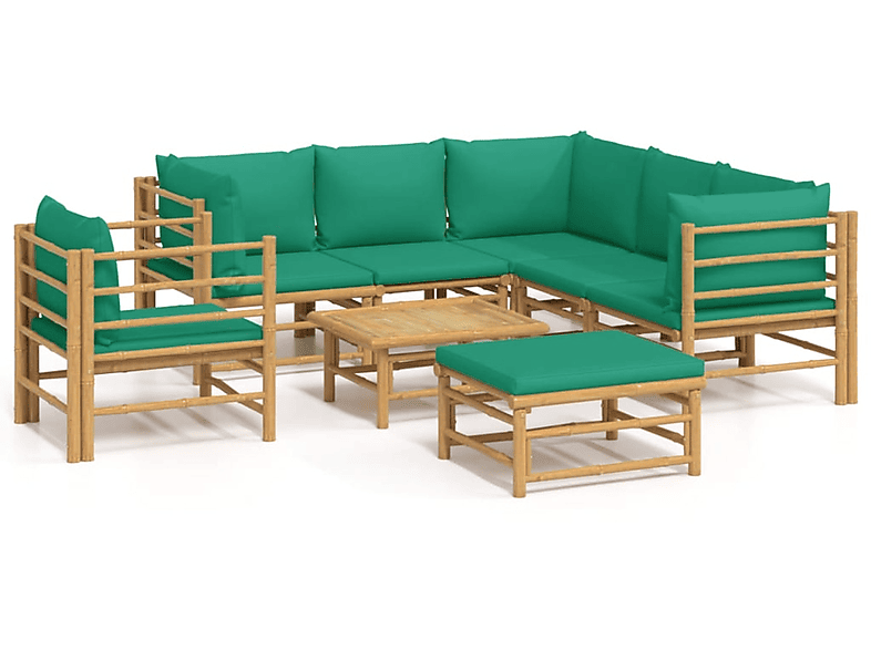 VIDAXL 3155158 Gartentisch- Stuhlset, und Grün