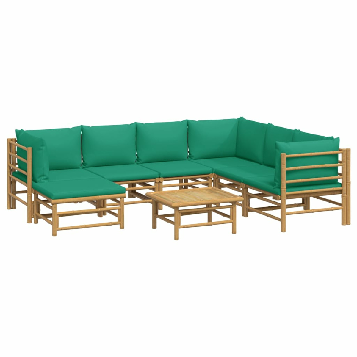 Gartentisch- Stuhlset, Grün VIDAXL und 3155159