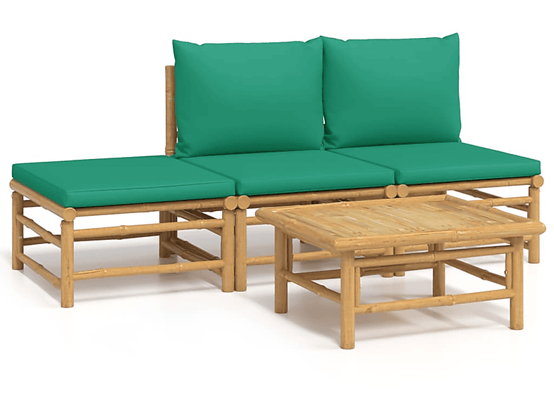 und VIDAXL Stuhlset, Gartentisch- 3155171 Grün