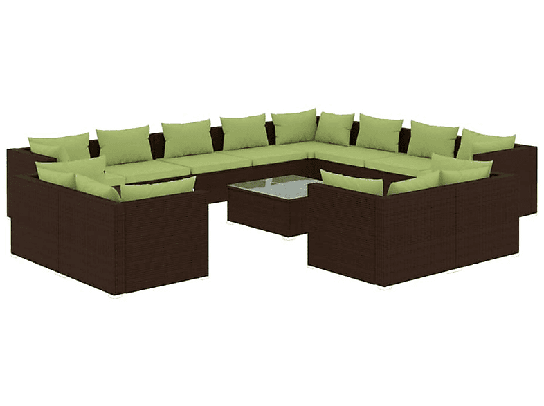VIDAXL 3102900 Stuhlset, und Gartentisch- Braun