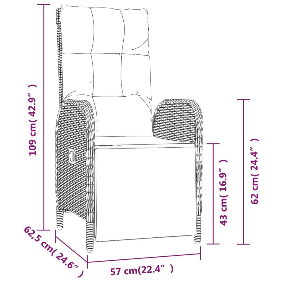 Schwarz Stuhlset, und VIDAXL 3185086 Gartentisch-