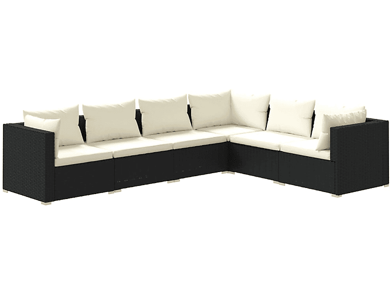 Schwarz Stuhlset, und Gartentisch- VIDAXL 3101711