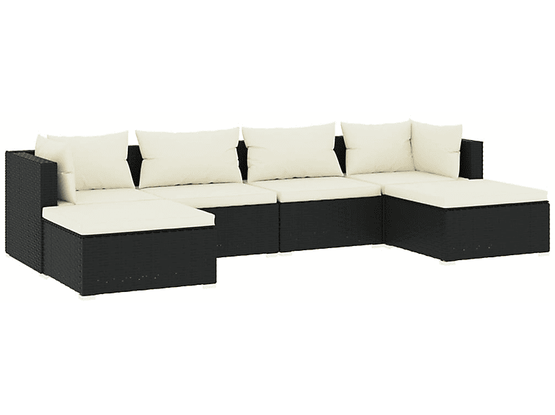Schwarz 3101799 Stuhlset, VIDAXL und Gartentisch-