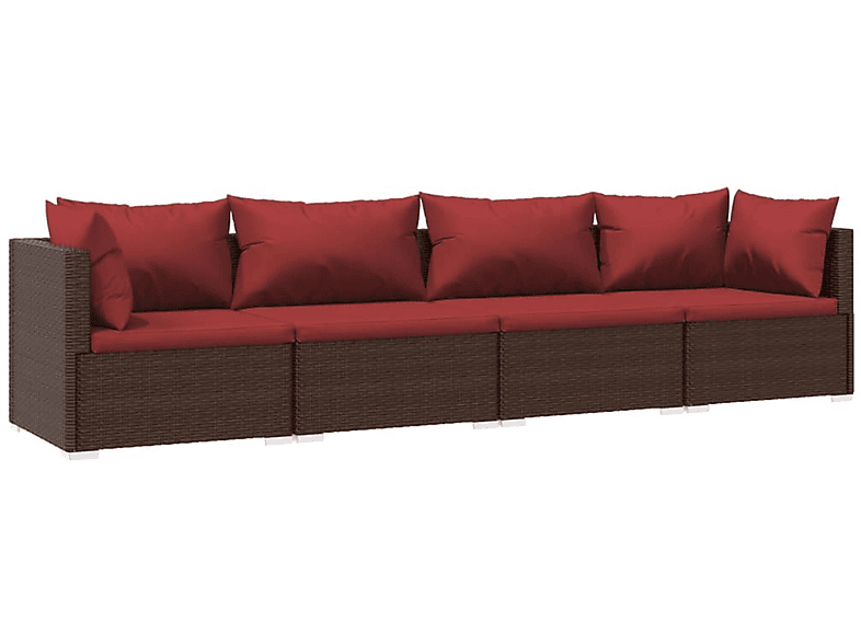 VIDAXL 3101427 Gartentisch- und Stuhlset, Braun