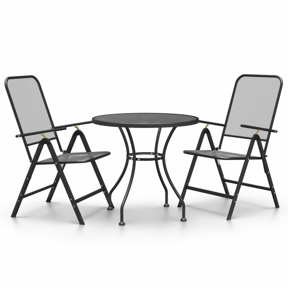 Grau und Gartentisch- Stuhlset, VIDAXL 3084713