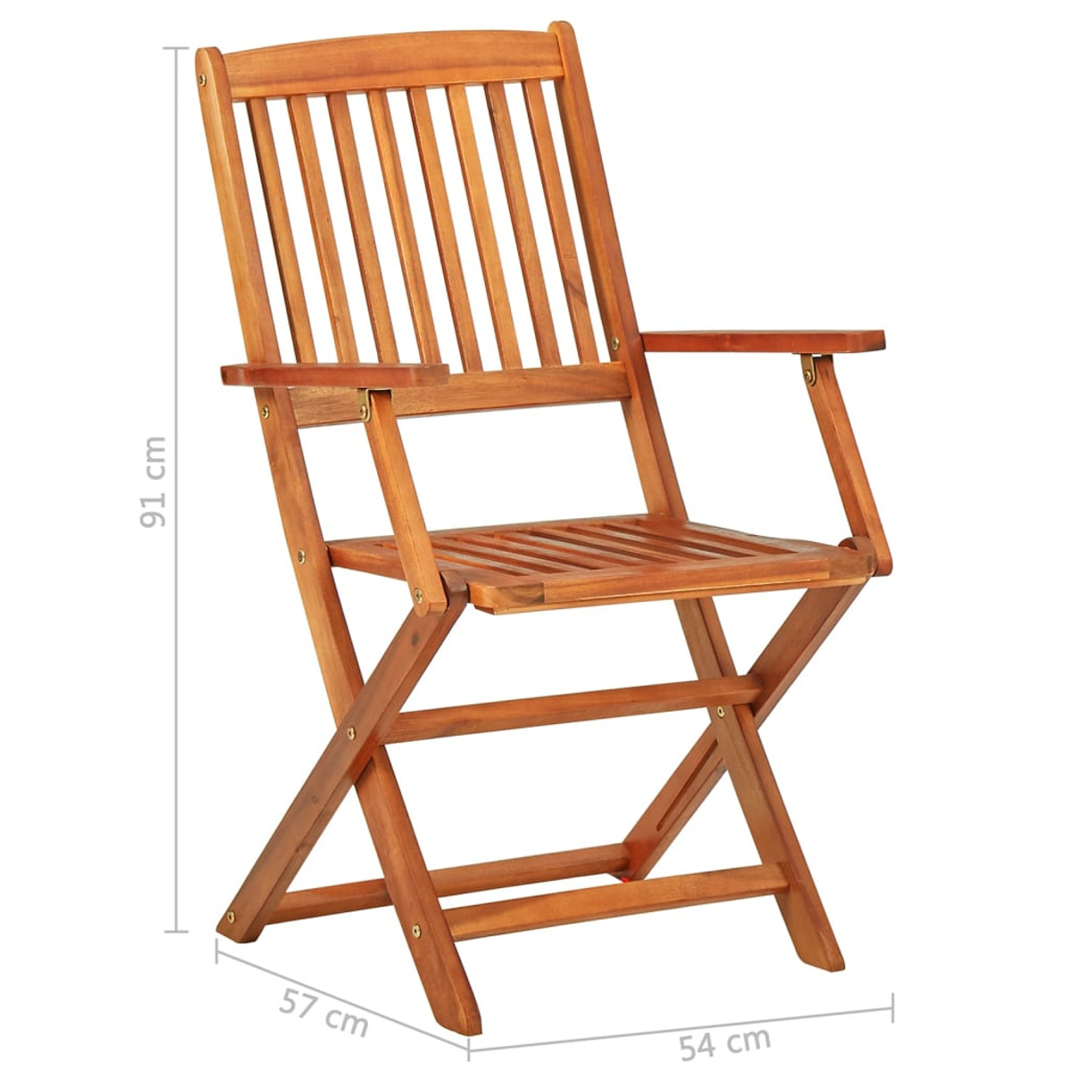 3086970 Braun Gartentisch- Stuhlset, VIDAXL und
