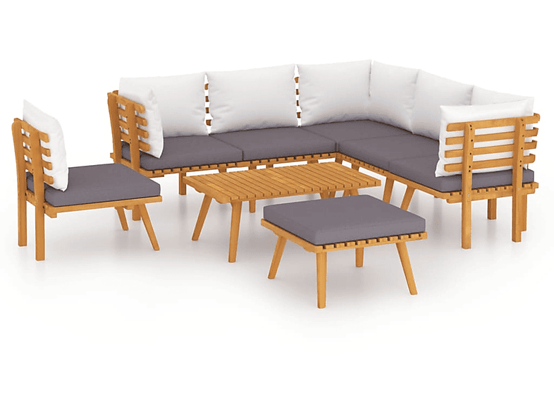 VIDAXL 3087016 Gartentisch- Stuhlset, Braun und