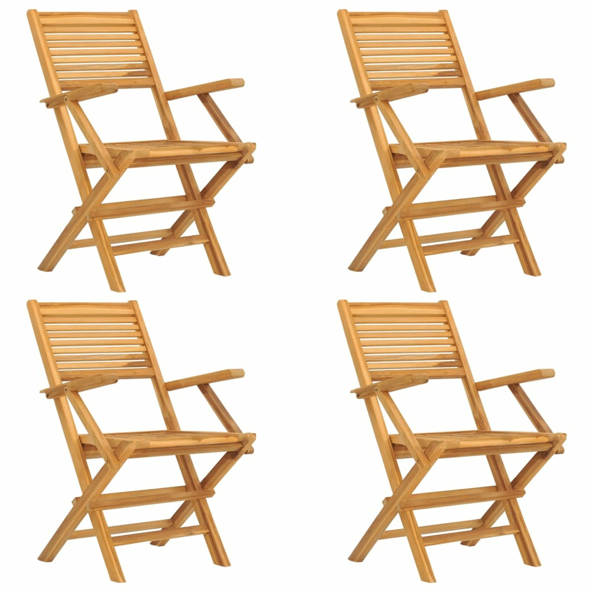3155023 Stuhlset, VIDAXL Gartentisch- und Braun