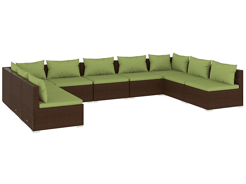 VIDAXL 3101908 Gartentisch- und Stuhlset, Braun | Gartenmöbel Sets