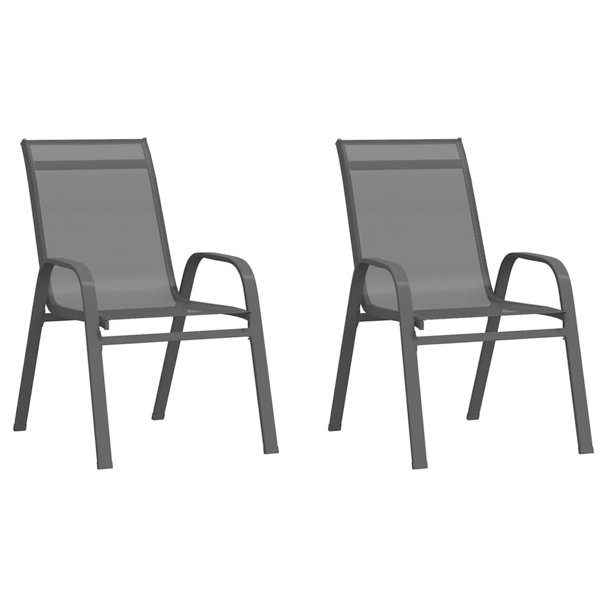 Grau VIDAXL und Gartentisch- Stuhlset, 318775