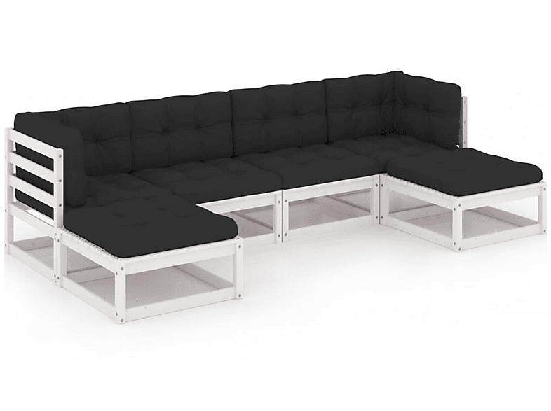 VIDAXL 3077115 Gartentisch- Stuhlset, und Weiß