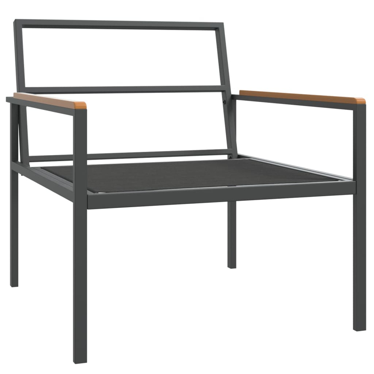 3188016 Stuhlset, VIDAXL und Grau Gartentisch-