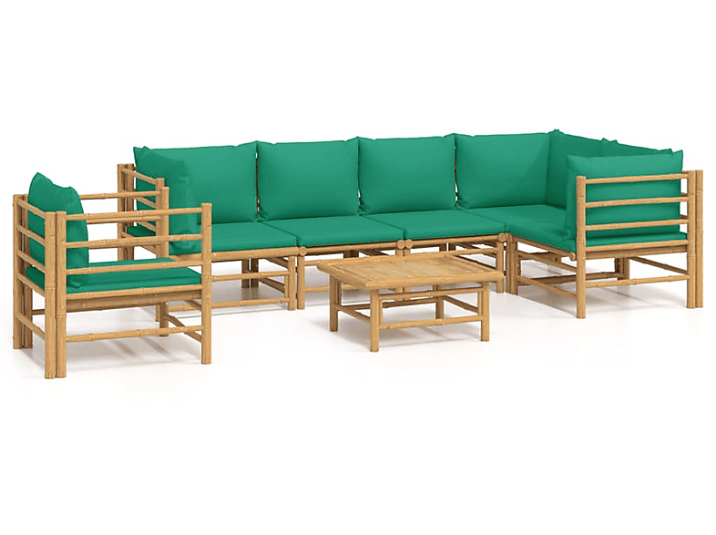 VIDAXL 3155157 Gartentisch- und Stuhlset, Grün | Gartenmöbel Sets