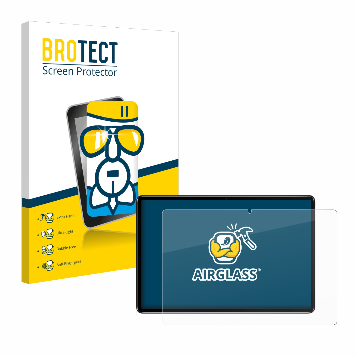 BROTECT Airglass klare Schutzfolie(für Pad 10) Blackview Oscal