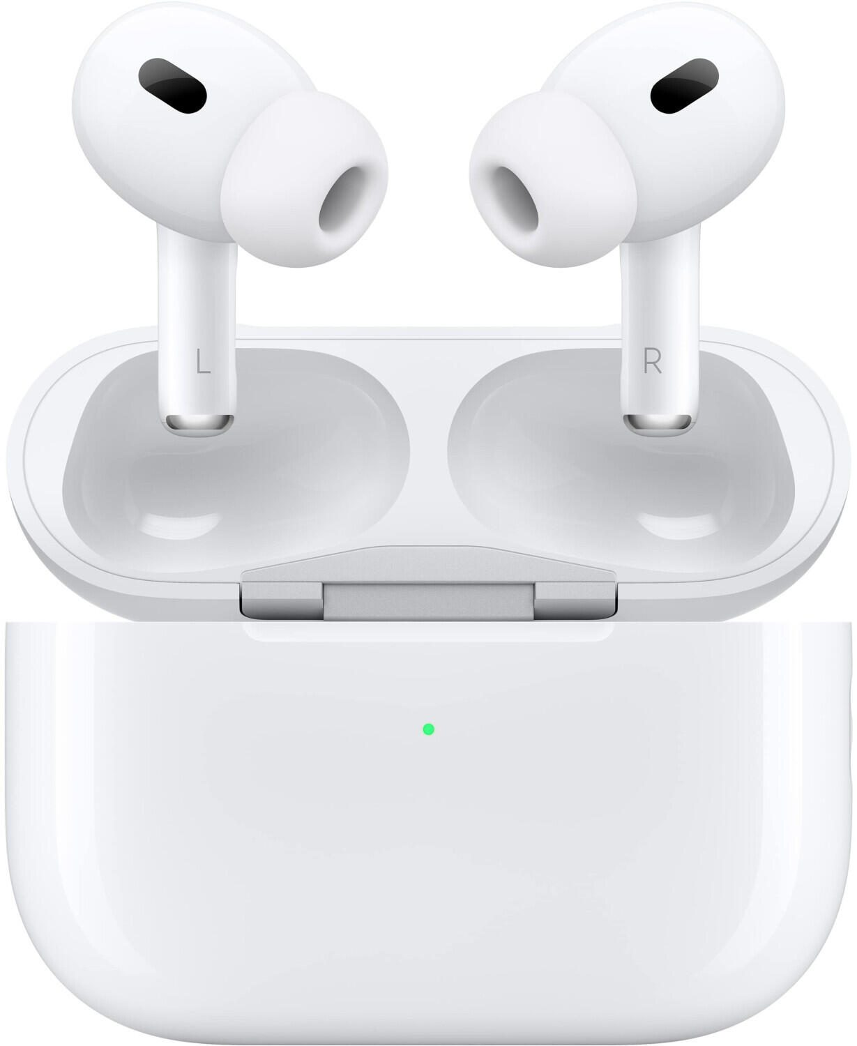 APPLE AirPods Pro 2. Generation Ladecase, weiß, whitesmoke MagSafe AirPods In-ear Apple Bluetooth