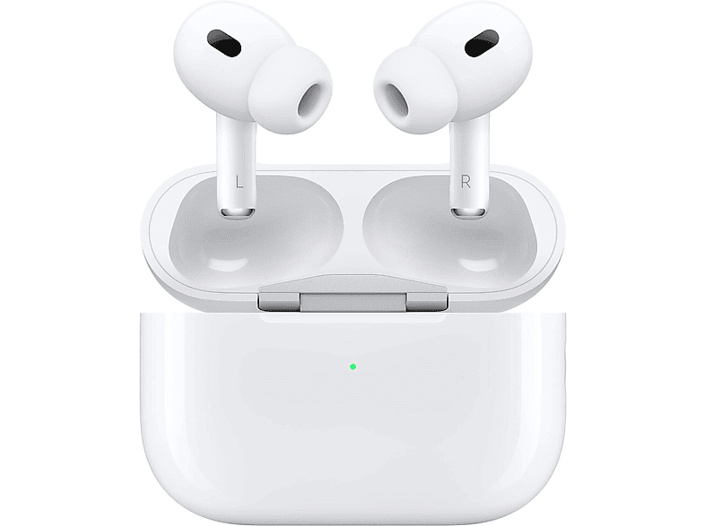 APPLE AirPods Pro 2. Generation MagSafe Ladecase, weiß, In-ear Apple AirPods Bluetooth whitesmoke | Bluetooth-Kopfhörer