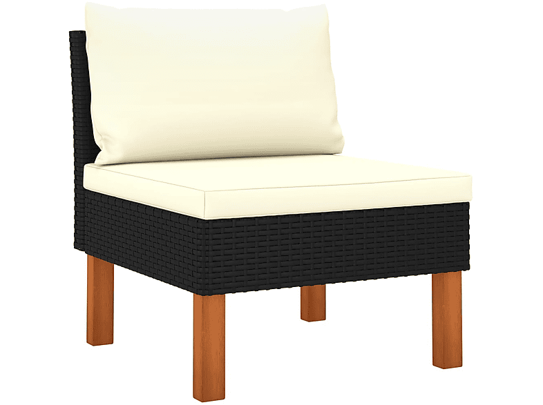 315762 Gartensofa, Schwarz VIDAXL