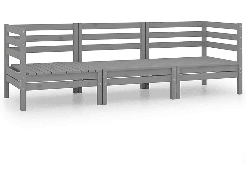 VIDAXL 3082464 Grau Stuhlset, und Gartentisch