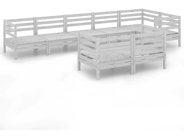 VIDAXL 3082926 Gartentisch- und Stuhlset, Grau | Gartenmöbel Sets
