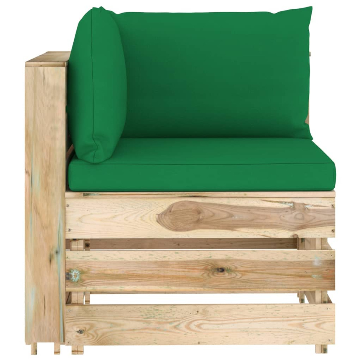 und Grün VIDAXL Gartentisch- Stuhlset, 3074584