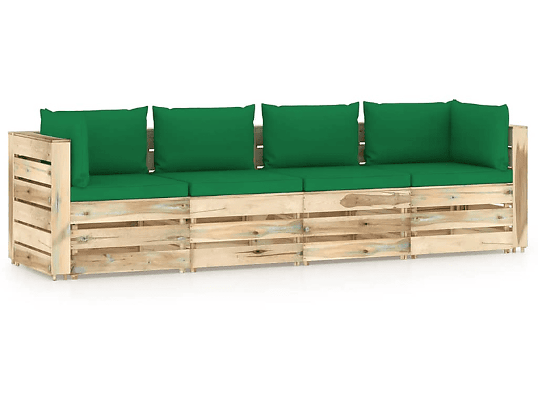 3074608 Grün VIDAXL Stuhlset, und Gartentisch-