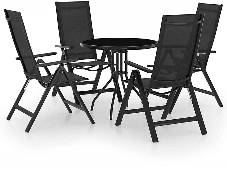 VIDAXL 3070658 und Grau Gartentisch- Stuhlset