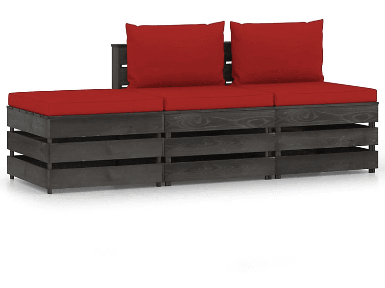 Grau Stuhlset, und 3068186 Gartentisch- VIDAXL