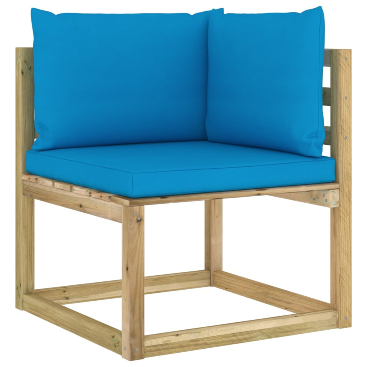 Gartentisch- Stuhlset, und 3065077 Blau VIDAXL