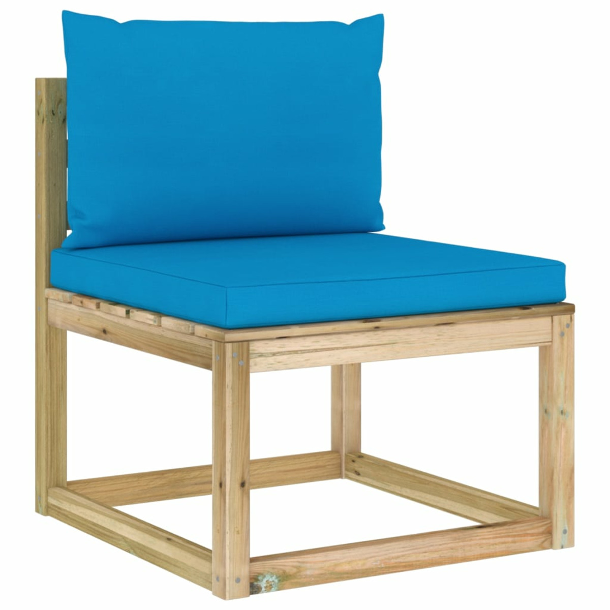 VIDAXL 3065068 Gartentisch- Stuhlset, und Blau