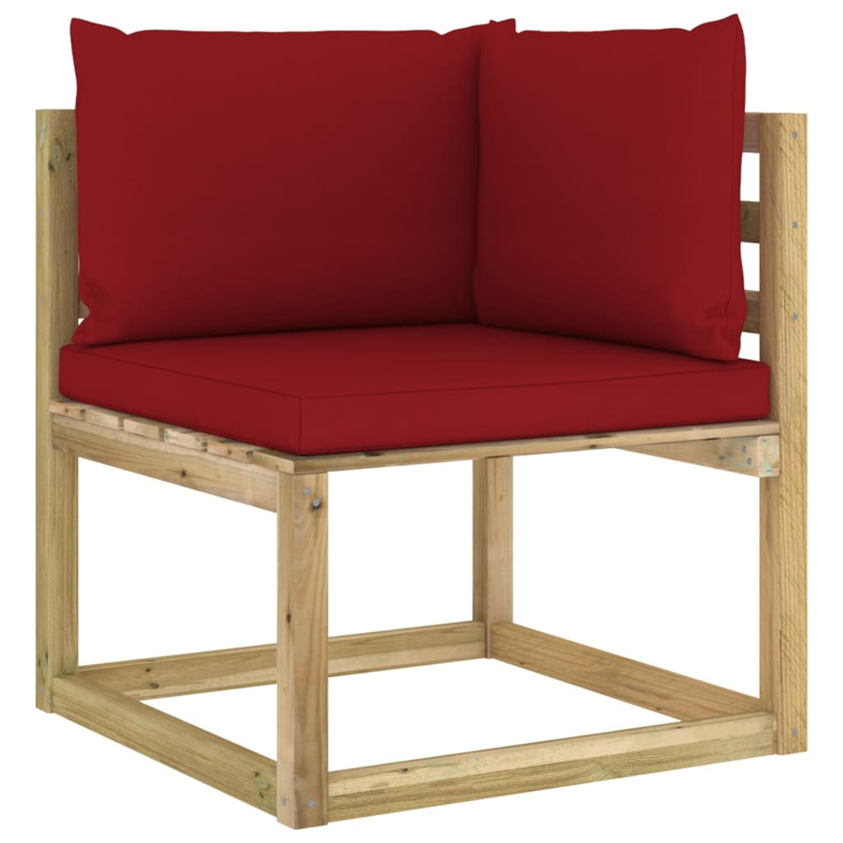 3065223 Gartentisch- VIDAXL Stuhlset, und Rot