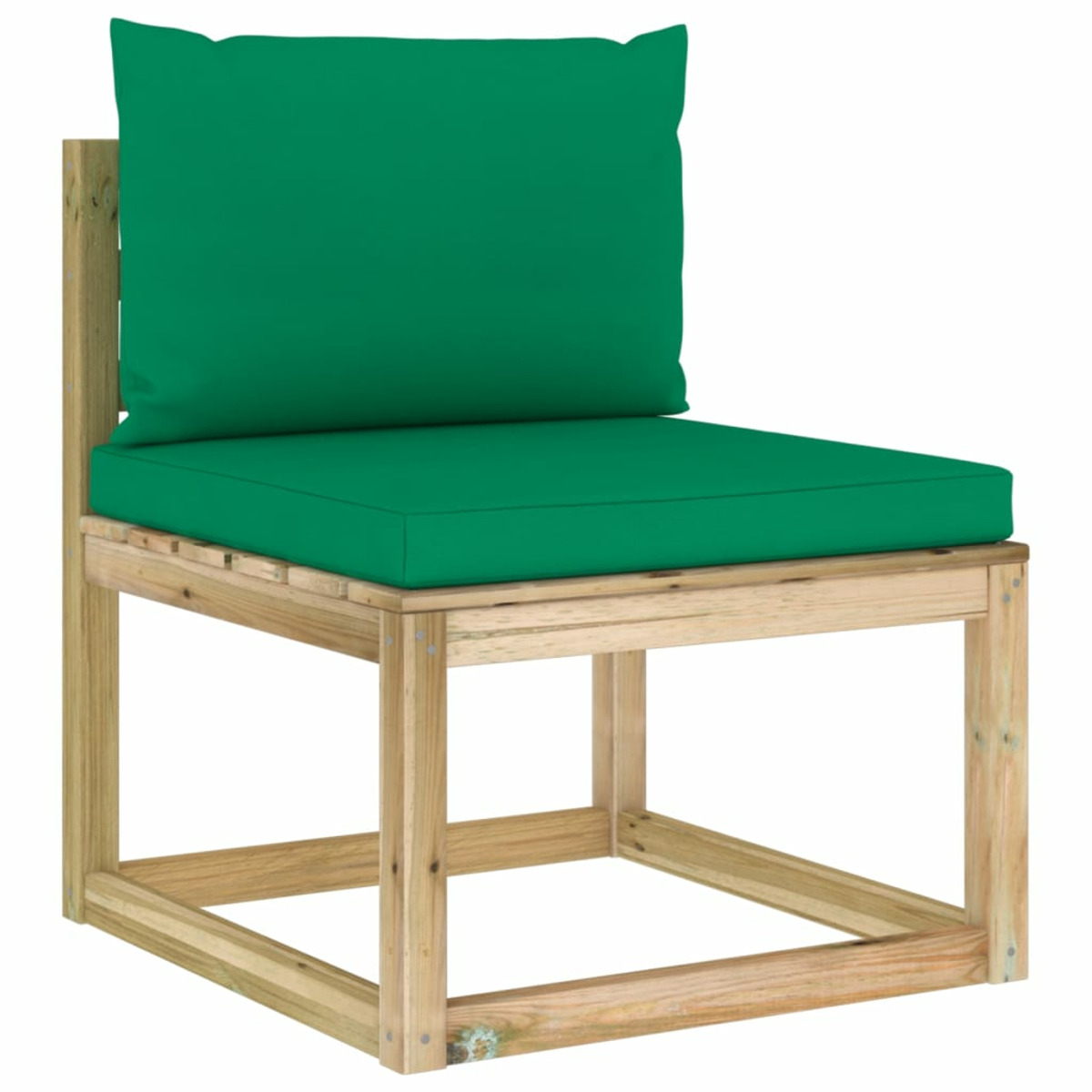 VIDAXL 3065101 Gartentisch- Stuhlset, Grün und