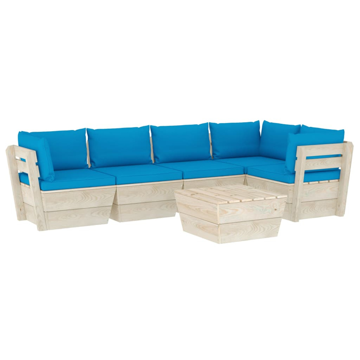 Blau und VIDAXL 3063568 Gartentisch- Stuhlset,