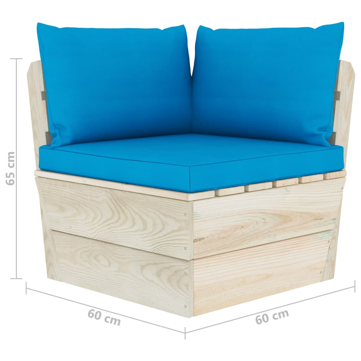 und VIDAXL Blau Gartentisch- 3063544 Stuhlset,