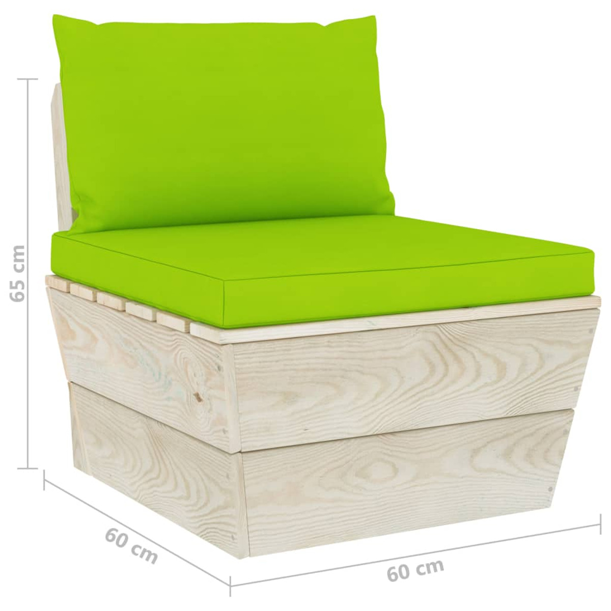 Grün 3063659 VIDAXL und Gartentisch- Stuhlset,
