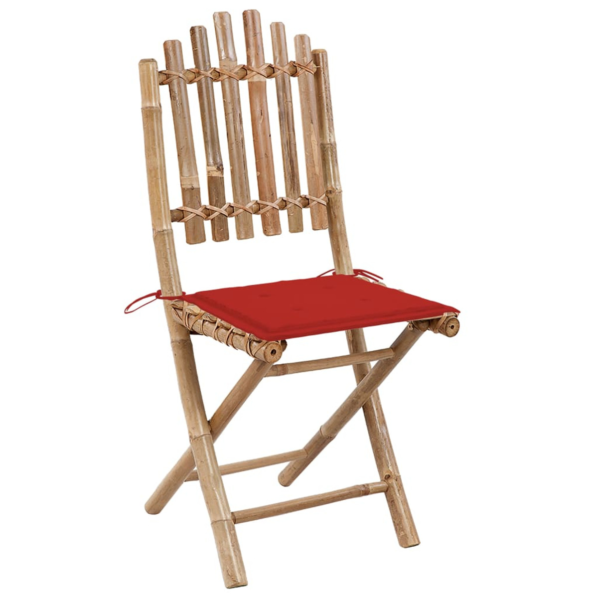 Rot und 3063966 Stuhlset, VIDAXL Gartentisch-