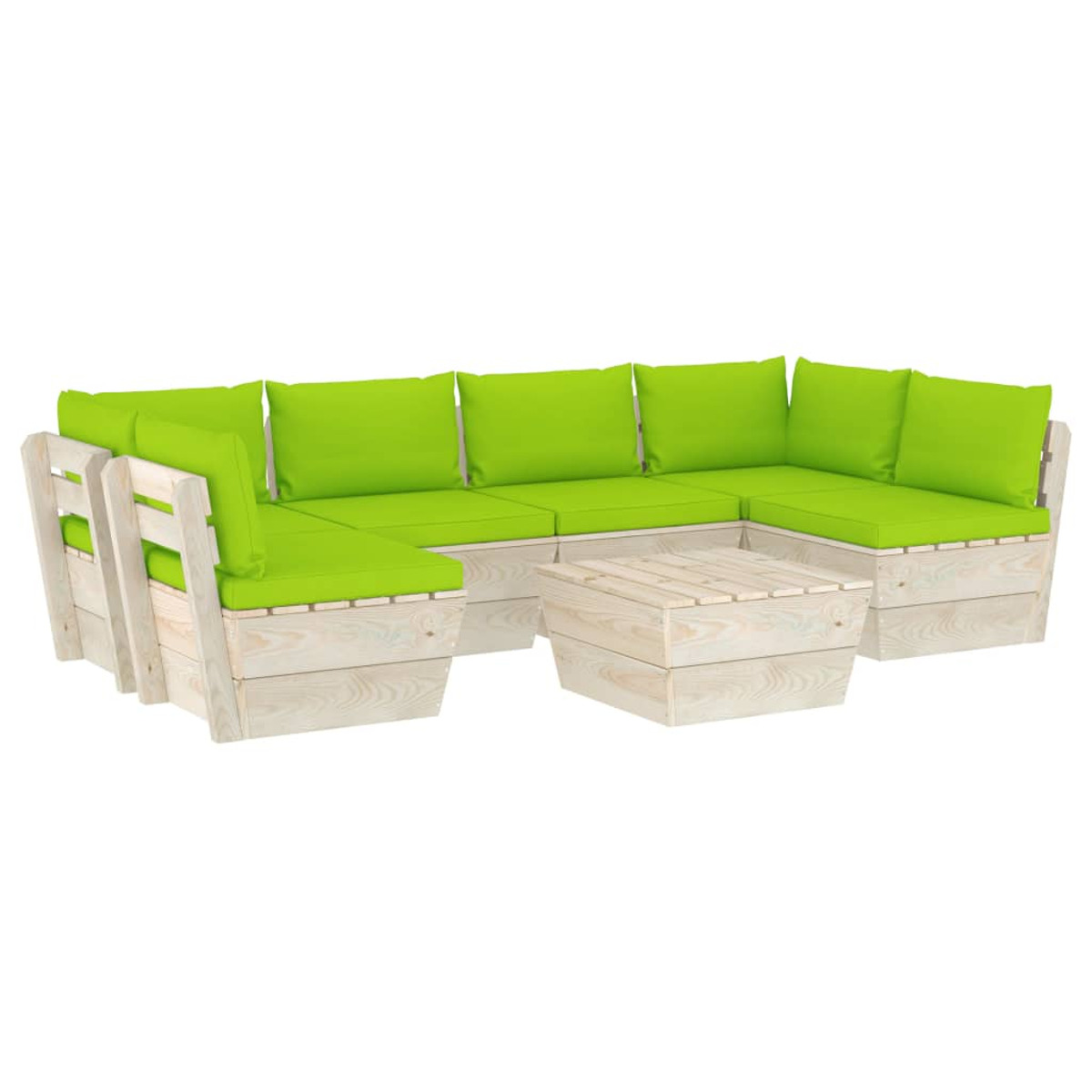 Stuhlset, und Gartentisch- Grün VIDAXL 3063599