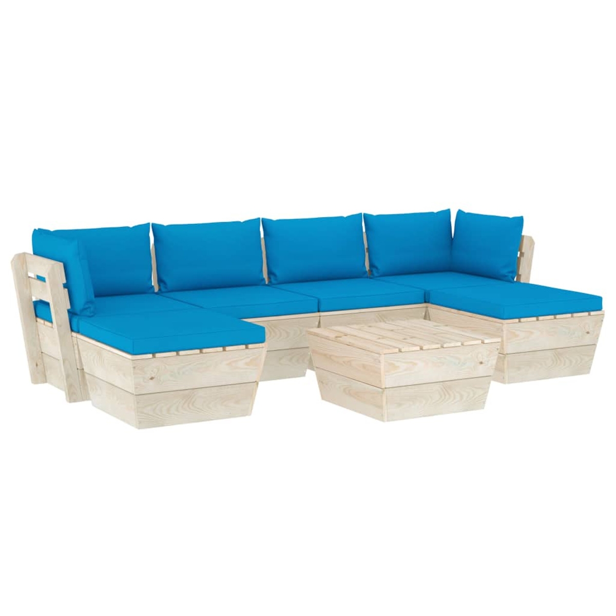 VIDAXL 3063580 und Gartentisch- Stuhlset, Blau