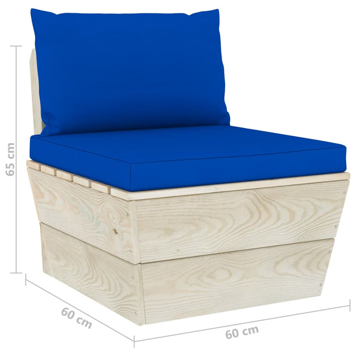 VIDAXL 3063538 Stuhlset, Blau Gartentisch- und