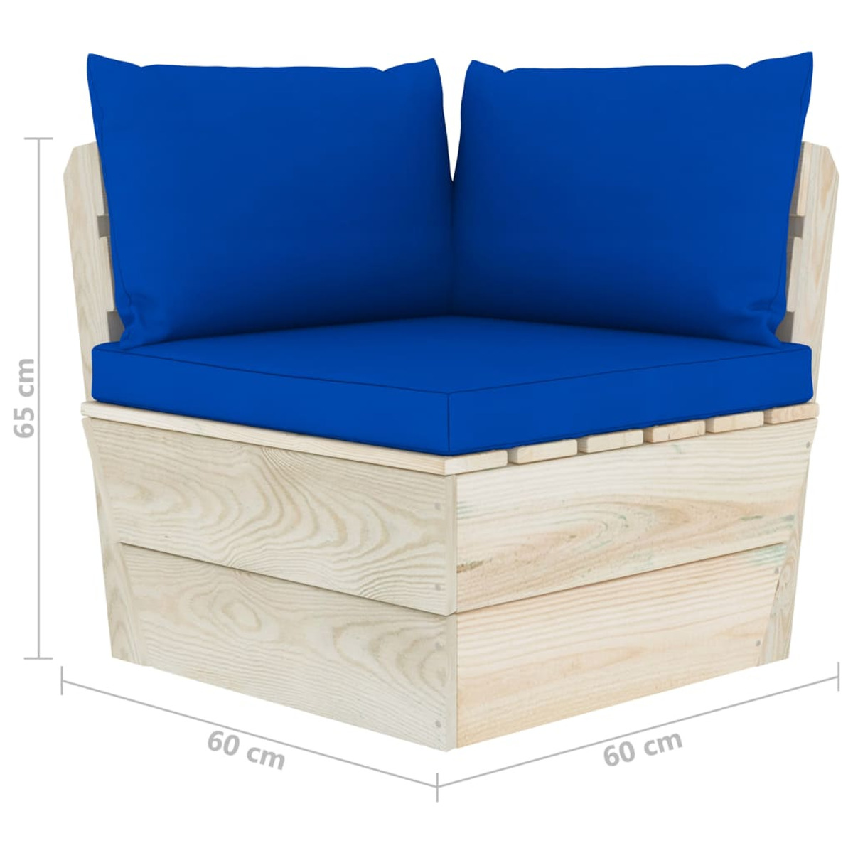 Gartentisch- Blau VIDAXL Stuhlset, 3063490 und