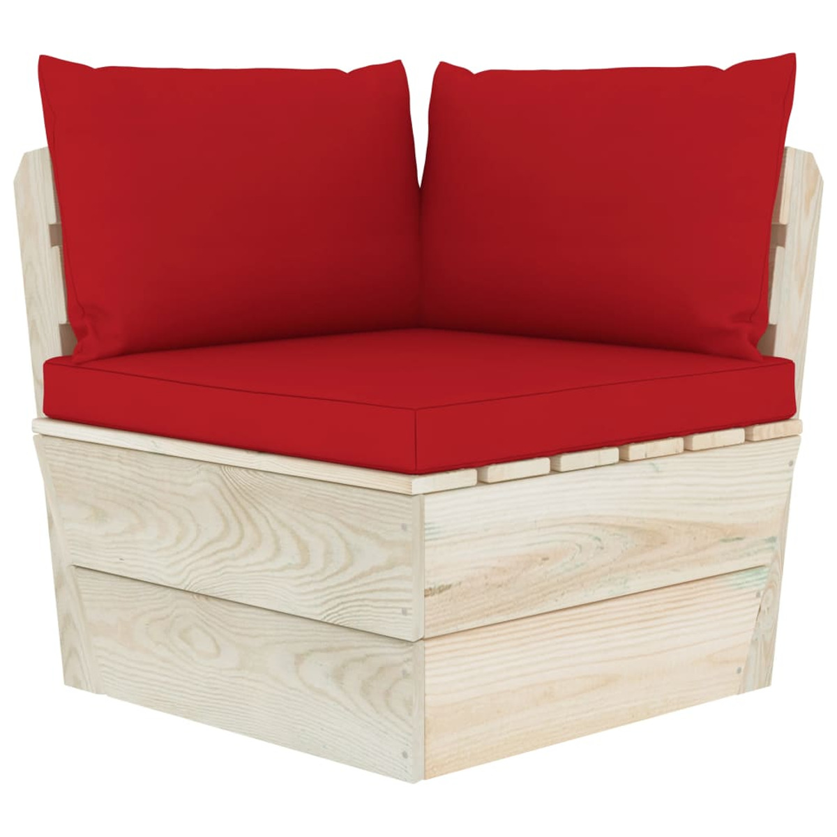 VIDAXL 3063426 und Stuhlset, Gartentisch- Rot